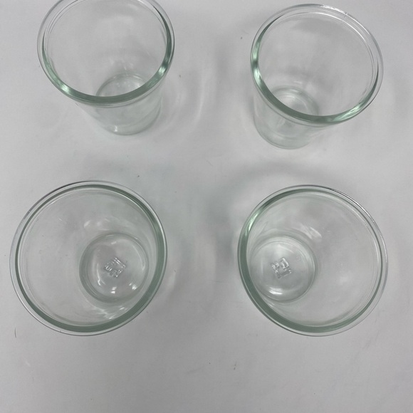 Set of 4 Clear Mini Glass Jars/Tumblers - Picture 2 of 5